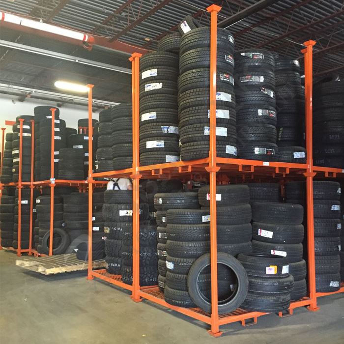 Tire Stacking Rack